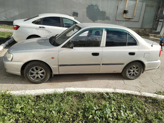 2009 Hyundai Accent ТагАЗ II, серебристый, 250000 рублей, вид 2