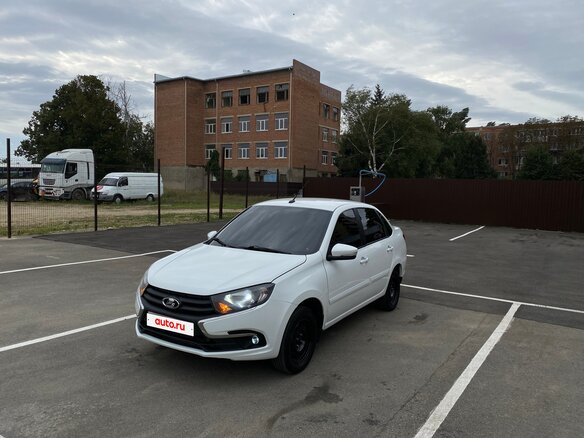 2019 Lada (ВАЗ) Granta I Рестайлинг, белый, 570000 рублей