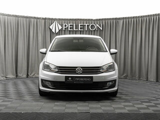 2018 Volkswagen Polo V Рестайлинг, белый, 1240000 рублей, вид 3