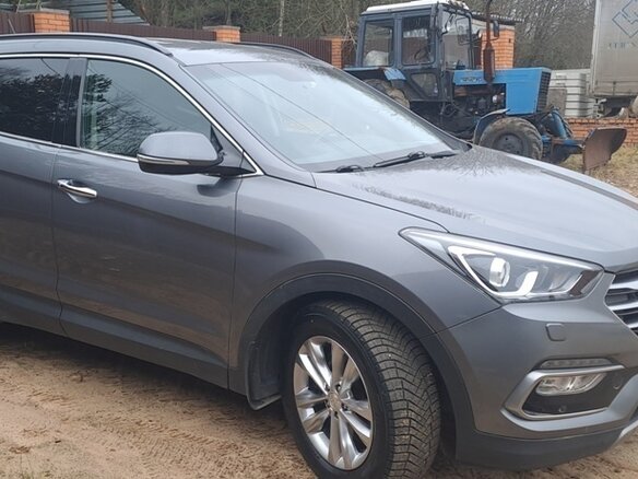 2016 Hyundai Santa Fe III Рестайлинг, серый, 1950000 рублей - вид 12