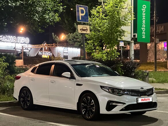 2019 Kia Optima IV Рестайлинг, белый - вид 3