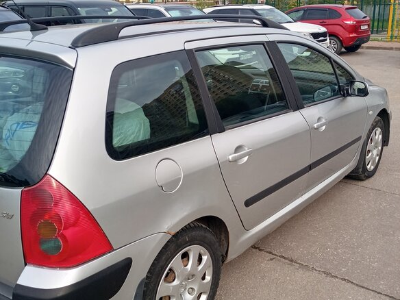 2005 Peugeot 307 I, серебристый, 180000 рублей - вид 6