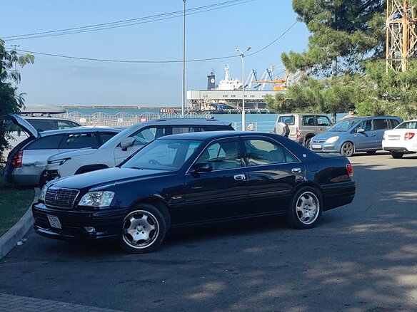 2002 Toyota Crown XI (S170), синий, 1599000 рублей - вид 4