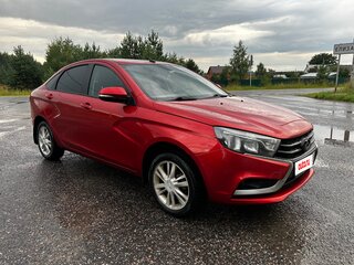 2018 Lada (ВАЗ) Vesta I, красный, 600000 рублей, вид 1