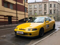 1997 Honda Integra III Рестайлинг, жёлтый - вид 1