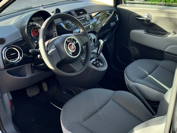 2014 Fiat 500 II, чёрный - вид 4