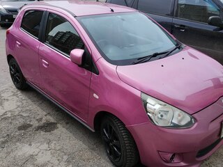 2014 Mitsubishi Mirage VI, розовый, 700000 рублей, вид 4