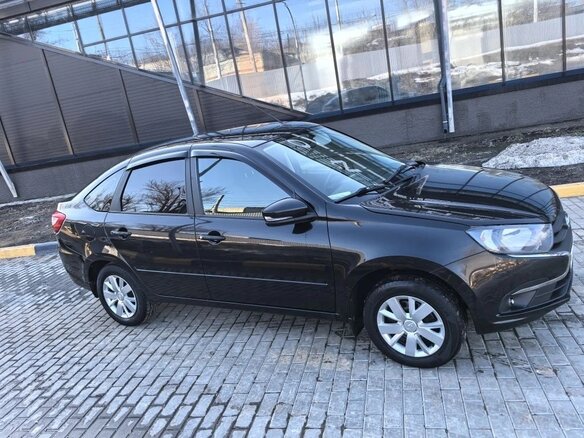 2022 Lada (ВАЗ) Granta I Рестайлинг, чёрный - вид 9