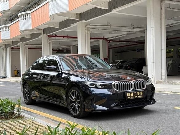2023 BMW 3 серии 320Li VII (G2x) Рестайлинг, чёрный - вид 2