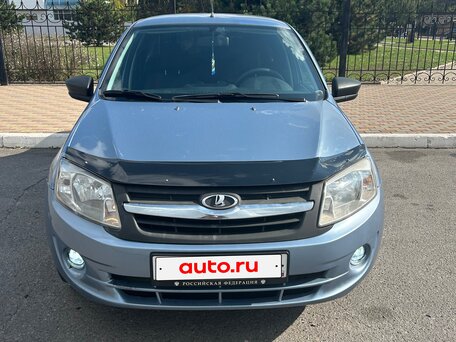 2015 Lada (ВАЗ) Granta I, серебристый, 450000 рублей, вид 2