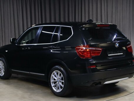 2012 BMW X3 20d xDrive II (F25), чёрный, 1349000 рублей, вид 4