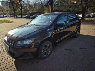 2012 Volkswagen Polo V, чёрный, 410000 рублей, вид 1