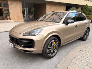 2018 Porsche Cayenne Turbo III, золотистый, 12500000 рублей, вид 1
