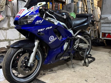 2002 Yamaha YZF-R6, синий, 259000 рублей, вид 4