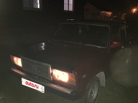 2007 Lada (ВАЗ) 2107, красный, 155000 рублей - вид 14