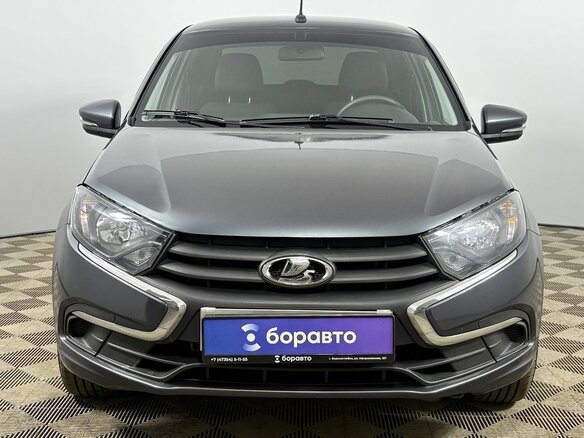 2019 Lada (ВАЗ) Granta I Рестайлинг, серый, 640000 рублей - вид 8