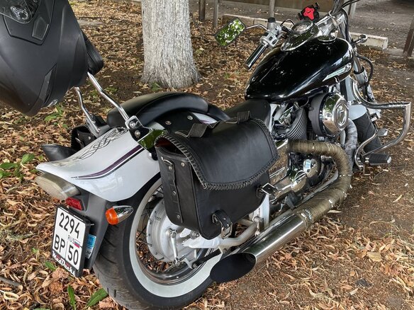 1999 Yamaha XVS400 Drag Star, чёрный, 420000 рублей - вид 9