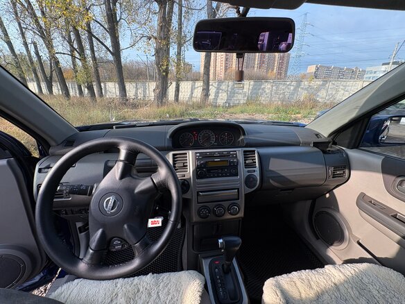 2005 Nissan X-Trail I Рестайлинг, синий, 550000 рублей - вид 7