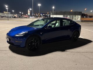 2019 Tesla Model 3 Long Range I, синий, 3599999 рублей, вид 1