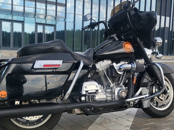 2007 Harley-Davidson Electra Glide, чёрный, 670748 рублей - вид 16