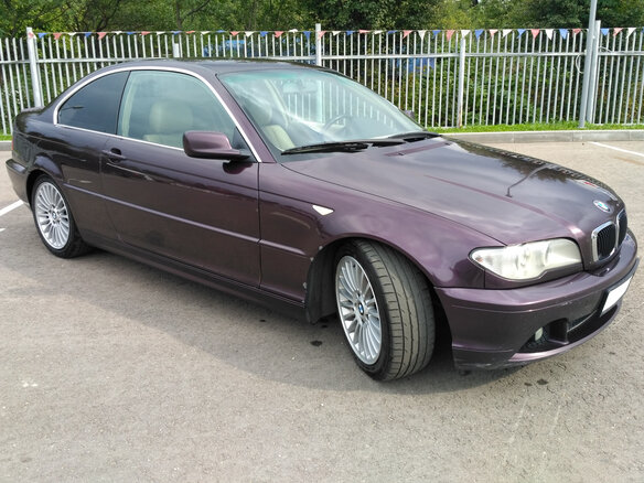 2003 BMW 3 серии 330i IV (E46) Рестайлинг, фиолетовый - вид 9