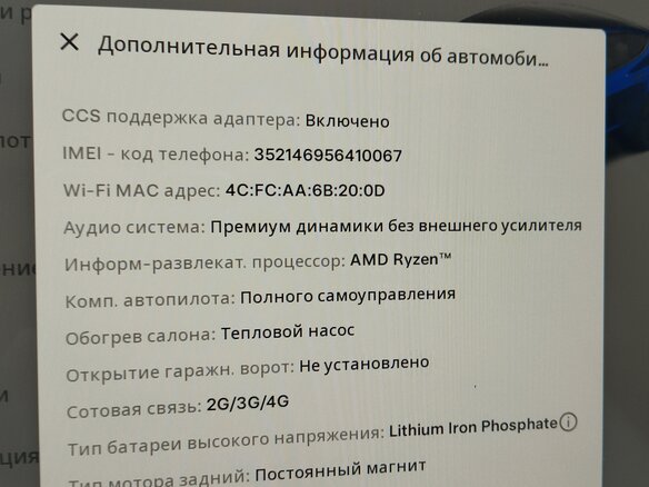 2022 Tesla Model 3 Standart Plus I, синий, 2313336 рублей - вид 20