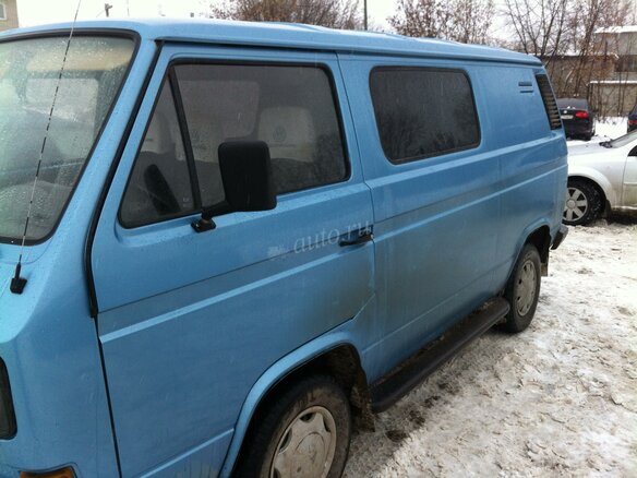1990 Volkswagen Transporter, голубой - вид 1