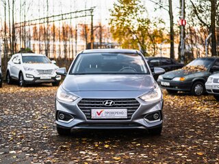 2017 Hyundai Solaris II, серый, 1199000 рублей, вид 3