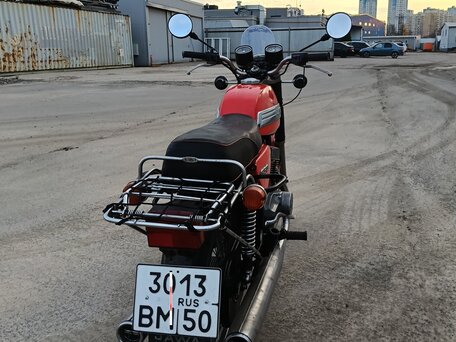 1985 Jawa 350/638, красный, 250000 рублей, вид 2