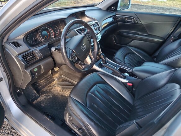 2013 Honda Accord IX, серебристый, 1650000 рублей - вид 9