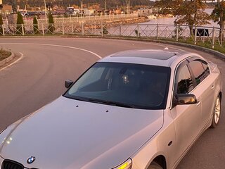 2006 BMW 5 серии 525i V (E60/E61), серебристый, 1200000 рублей, вид 2