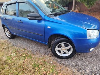 2007 Lada (ВАЗ) Kalina I, синий, 150000 рублей, вид 3