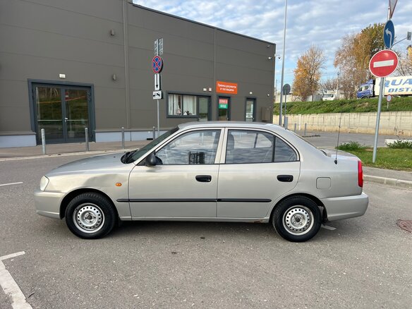 2008 Hyundai Accent ТагАЗ II, бежевый, 350000 рублей - вид 6