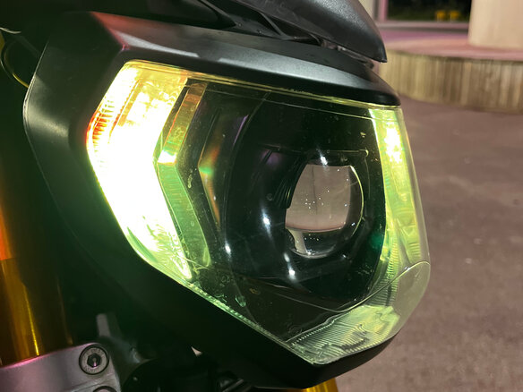 2014 Yamaha MT-09 (FZ-09), фиолетовый, 600000 рублей - вид 7