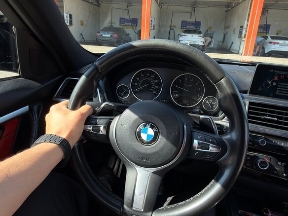 2016 BMW 3 серии 328i VI (F3x) Рестайлинг, чёрный, 2500000 рублей - вид 7