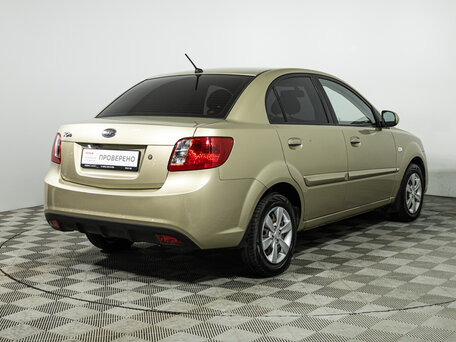 2011 Kia Rio II Рестайлинг, бежевый, 599700 рублей, вид 5