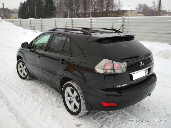 2005 Lexus RX 330 II, чёрный - вид 20