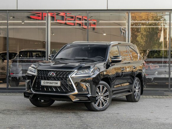 2019 Lexus LX 570 III Рестайлинг 2, чёрный, 6500000 рублей