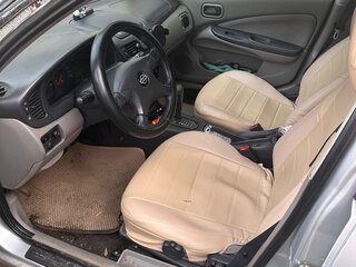 2002 Nissan Almera II (N16), серебристый, 350000 рублей, вид 4