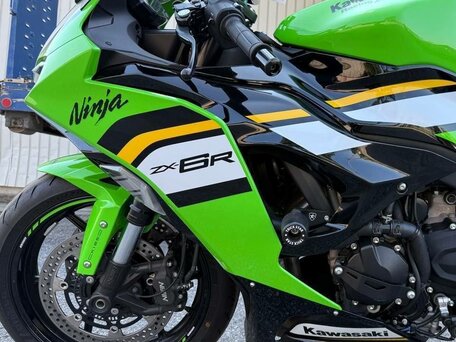 2025 Kawasaki ZX-6 Ninja, зелёный, 1200000 рублей, вид 5
