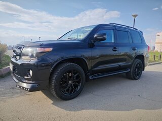 2012 Toyota Land Cruiser 200 Series Рестайлинг 1, чёрный, 4100000 рублей, вид 1