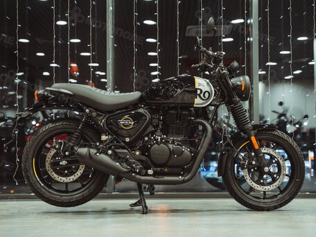 2025 Royal Enfield Hunter, чёрный, 439000 рублей, вид 3