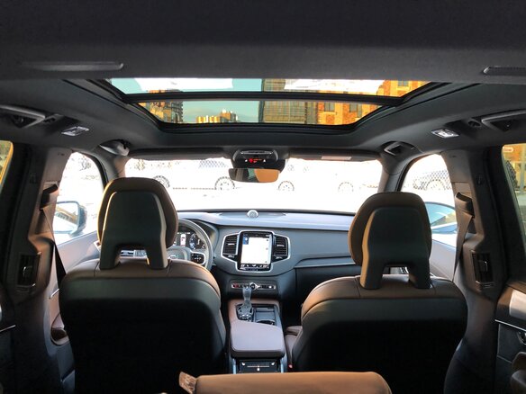 2021 Volvo XC90 II Рестайлинг 1, синий, 7500000 рублей - вид 8