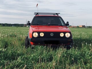 1990 Volkswagen Golf KAT II, красный, 150000 рублей, вид 2