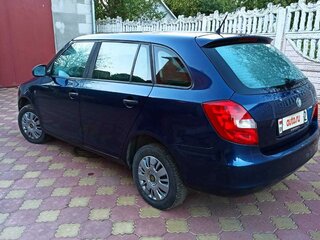 2009 Skoda Fabia II, синий, 570000 рублей, вид 4