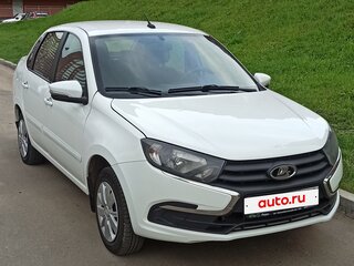 2019 Lada (ВАЗ) Granta I Рестайлинг, белый, 525000 рублей, вид 2