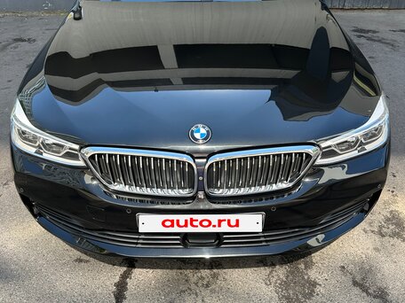 2018 BMW 6 серии Gran Turismo 620d IV (G32), чёрный, 2850000 рублей, вид 1