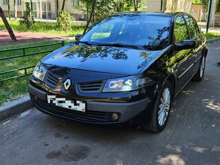 2008 Renault Megane II Рестайлинг, чёрный, 550055 рублей, вид 5