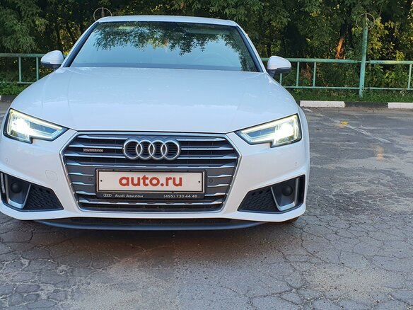 2019 Audi A4 V (B9), белый, 2700000 рублей