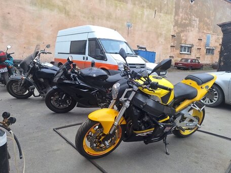 2002 Honda CBR 954RR Fireblade, жёлтый, 530000 рублей, вид 3